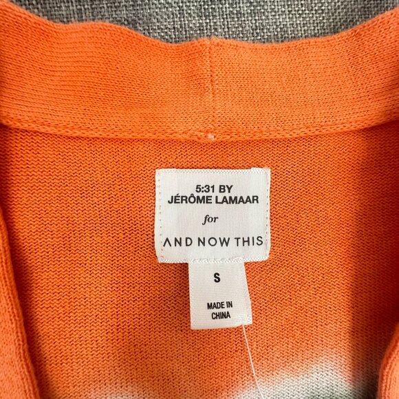 NEW!‎ Jerome Lamaar And Now This Cardigan Sweater Small $69.50 Tie-Dye Cotton - Picture 4 of 12